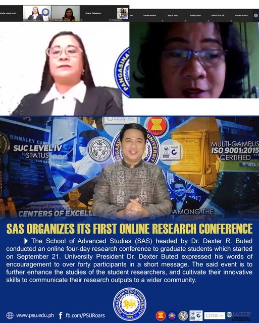 SAS organizes its first online research conference